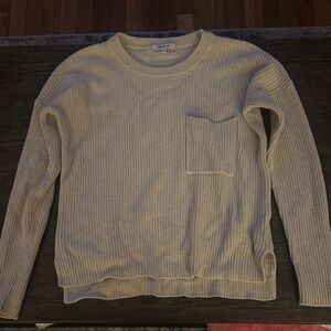 Madewell Men's Beige Crewneck Sweater